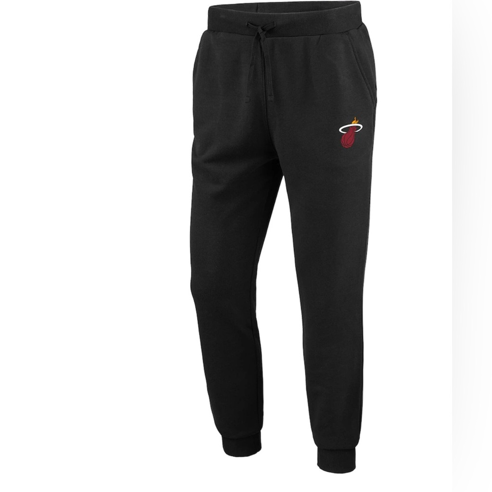 Nike Black Joggers with Red Miami Heat Logo Size Xl Mens